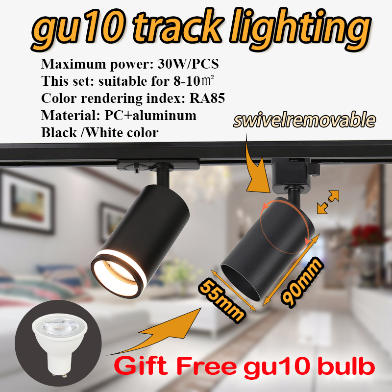 Decor Lighting Fixtures - إضاءة مسار ذكية قابلة للتعتيم GU10،