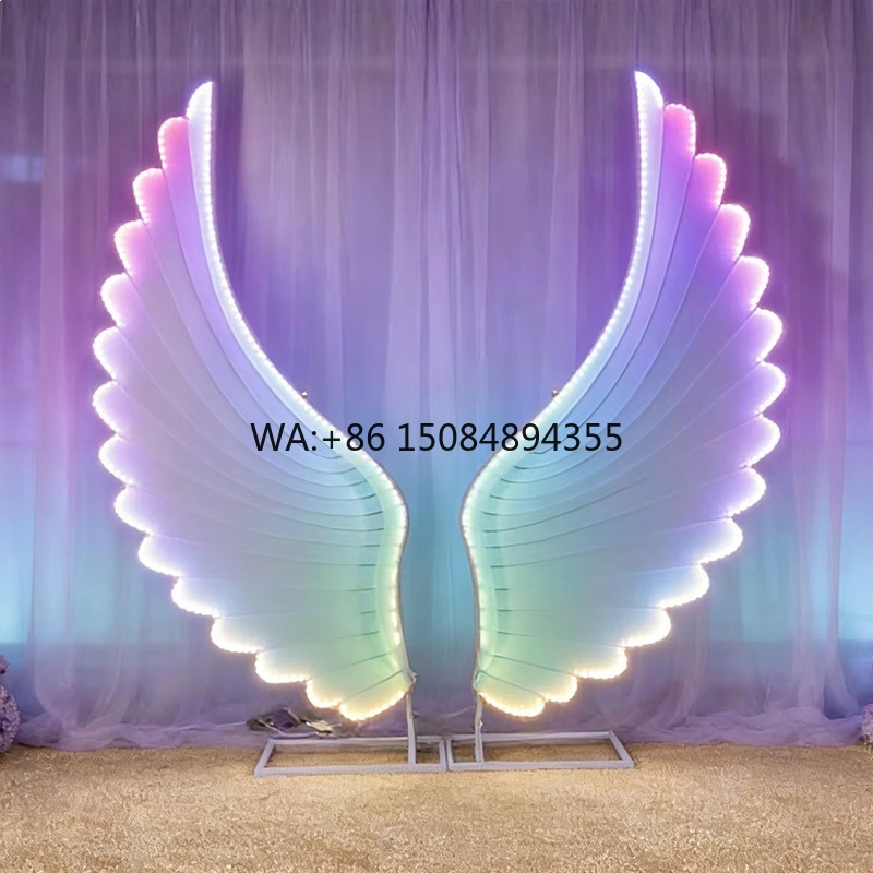 Lighting Decor Wedding - أجنحة ملاك مضيئة، إكسسوارات إضاءة LED