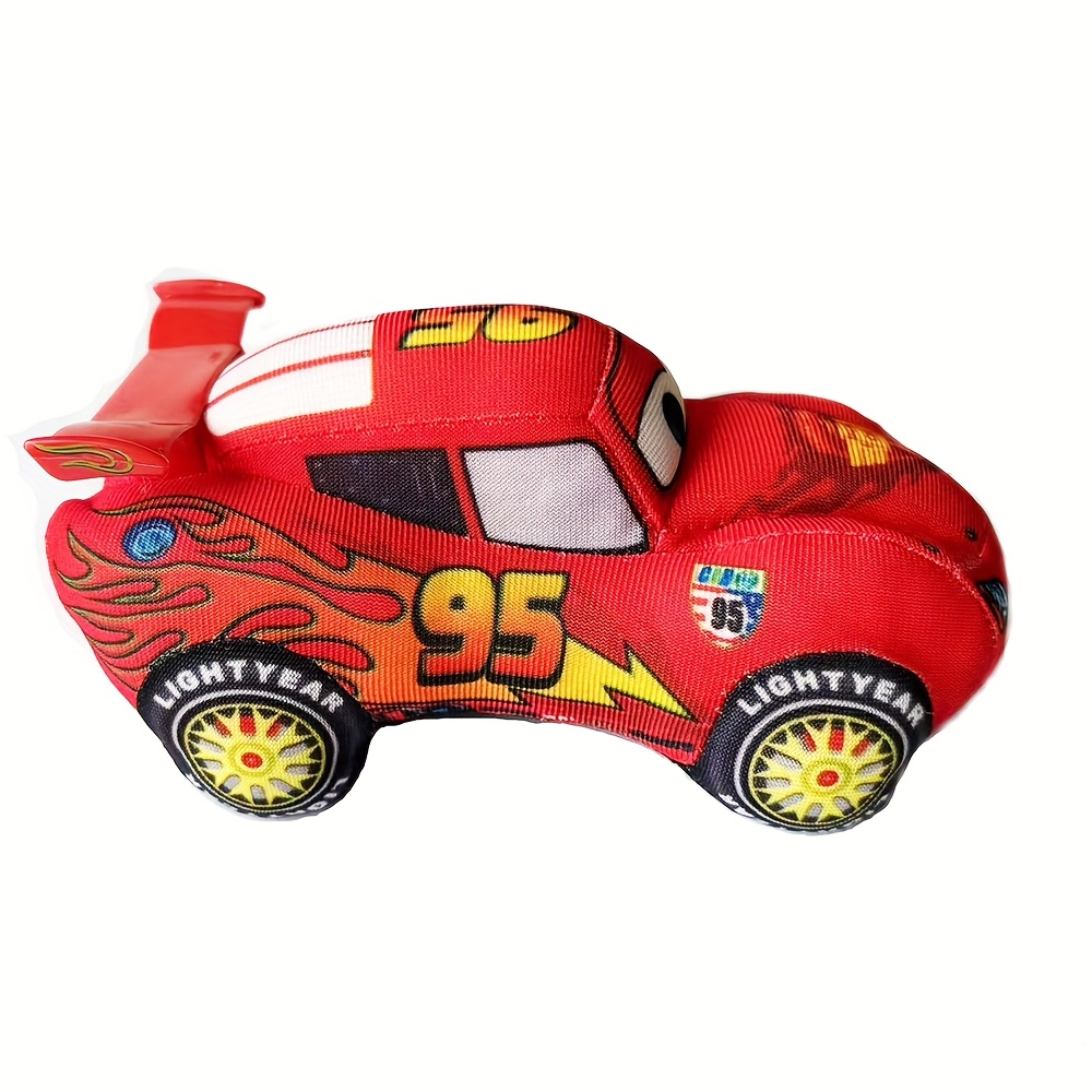 Lighting Mcqueen Birthday Decor - وسادة قطيفة على شكل سيارة ديزني