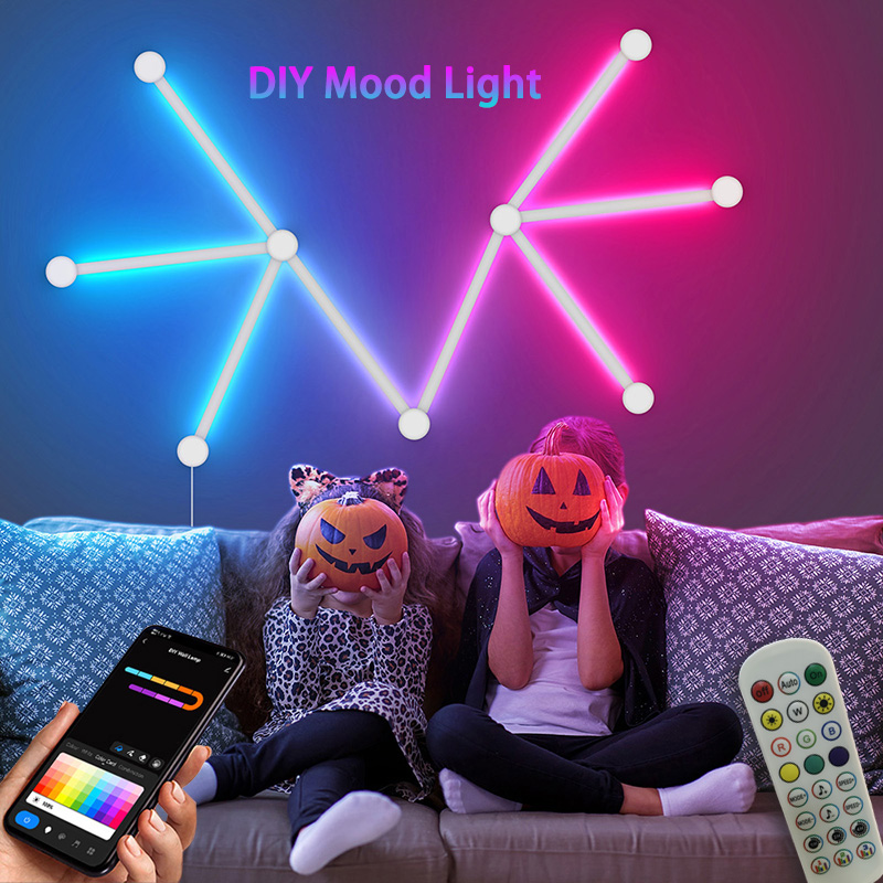 Lighting Decor Room - مصباح حائط RGB ذكي، شريط إضاءة