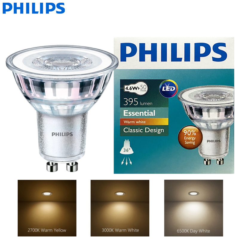 Philips Bulb Led Classic - فيليبس LED GU10 PAR16 أساسي 4.6