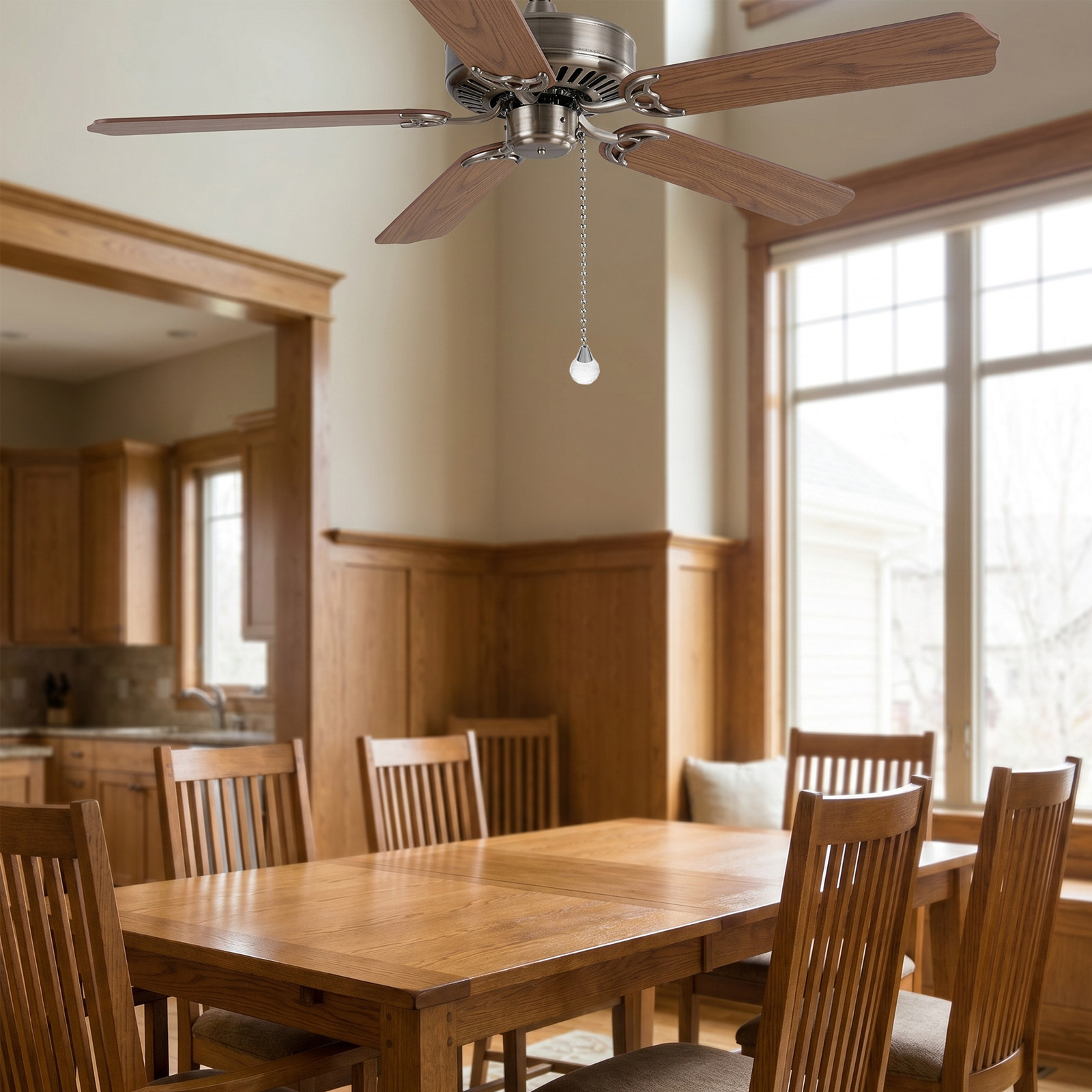 Decor Lighting Fixtures - قطعتان من سلاسل تمديد مروحة السقف،