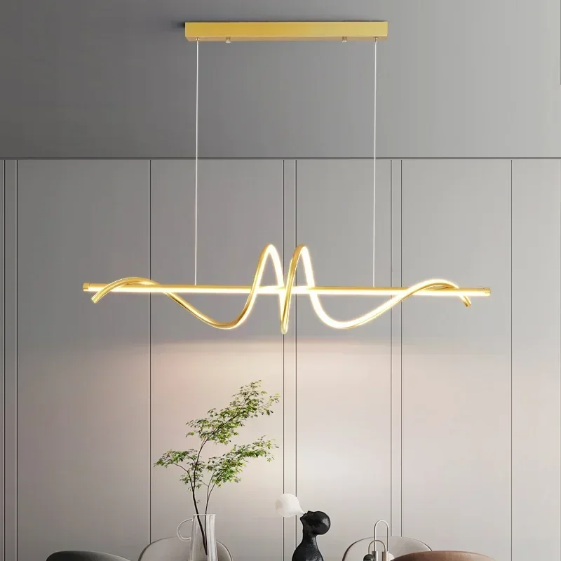 Decor Lighting Fixtures - 2023 جديد منحني الطعام مكتب قلادة