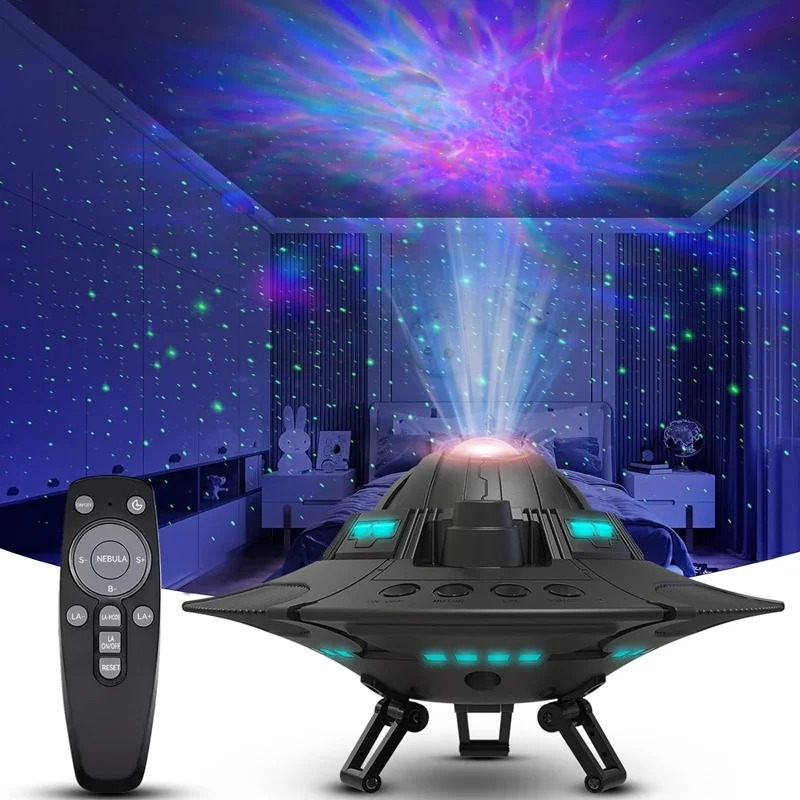 Sunset Lamp Projection - ضوء الليل UFO LED ستار العارض