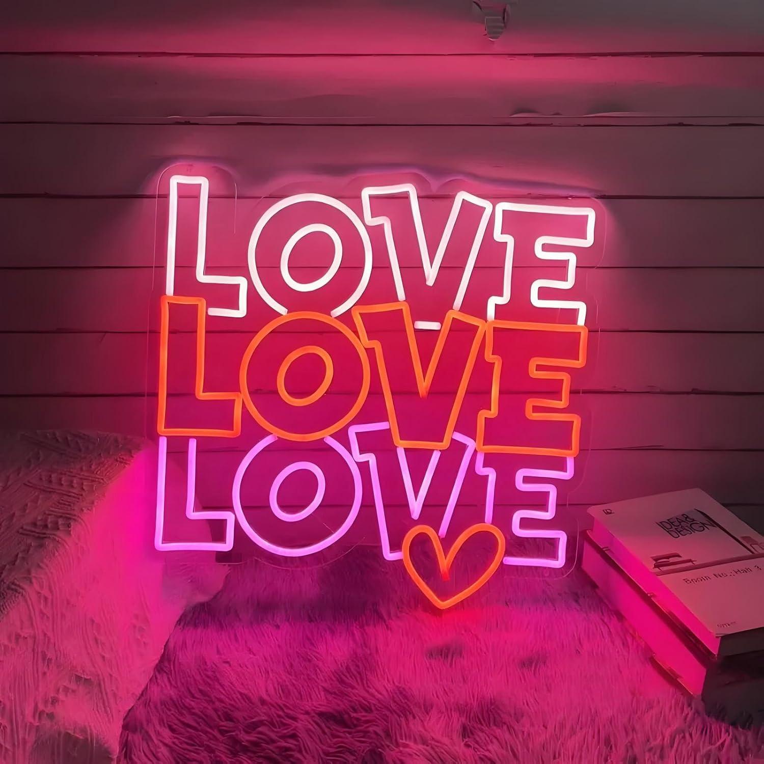 Lighting Decor Wedding - لافتة نيون على شكل كلمة 