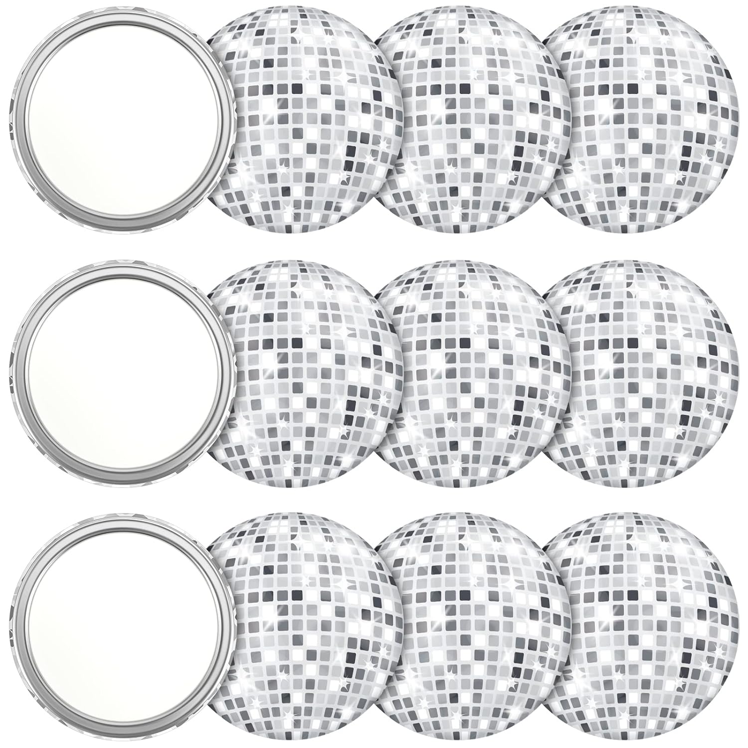 Disco Ball Mirror - ديسكو الكرة مرآة مدمجة خمر مرآة