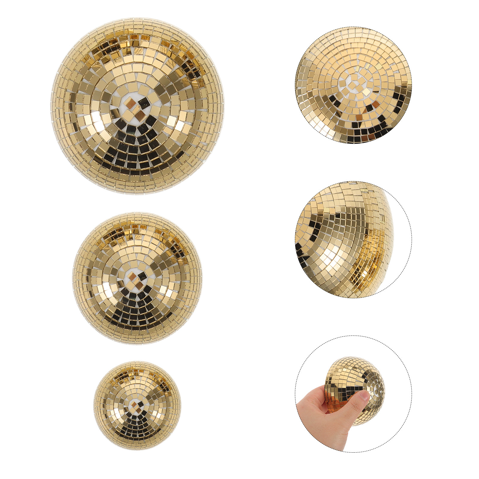 Disco Ball Mirror - 3 قطع كرة ديسكو عاكسة من