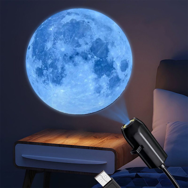Sunset Lamp Projection - USB سقف القمر الأرض الإسقاط جو