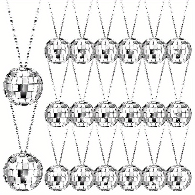 Disco Ball Mirror - 5-10 قطعة مرآة ديسكو الكرة القلائد