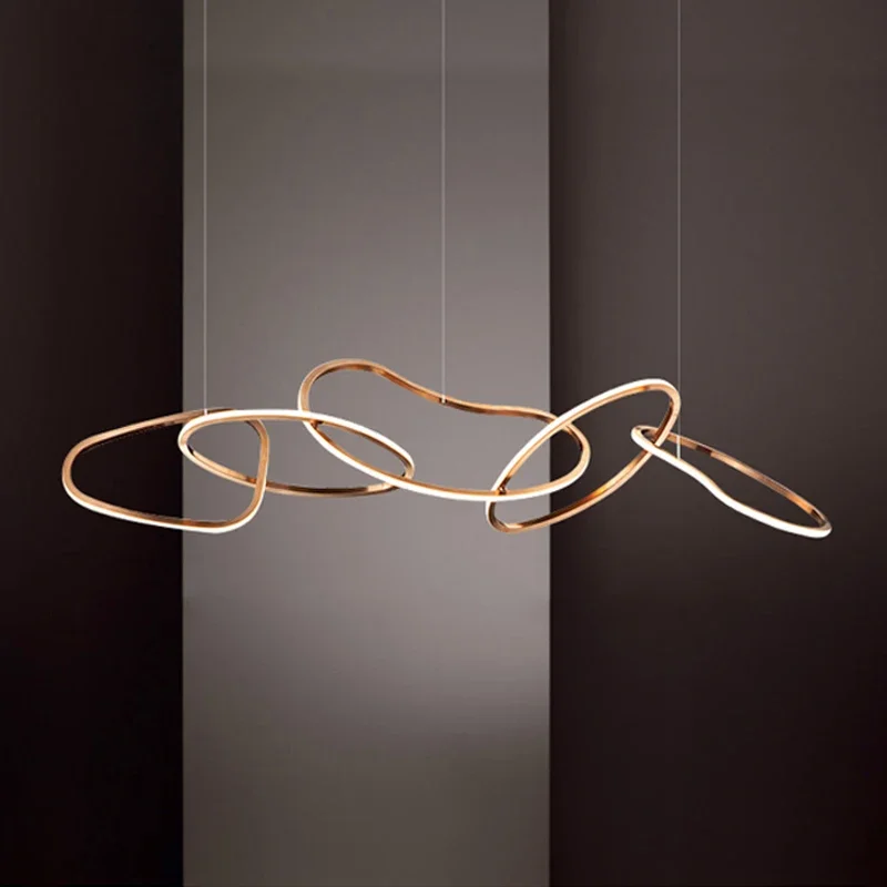 الحديثة LED دائرة قلادة أضواء  - مراجعة Decor Lighting Fixtures وسعره
