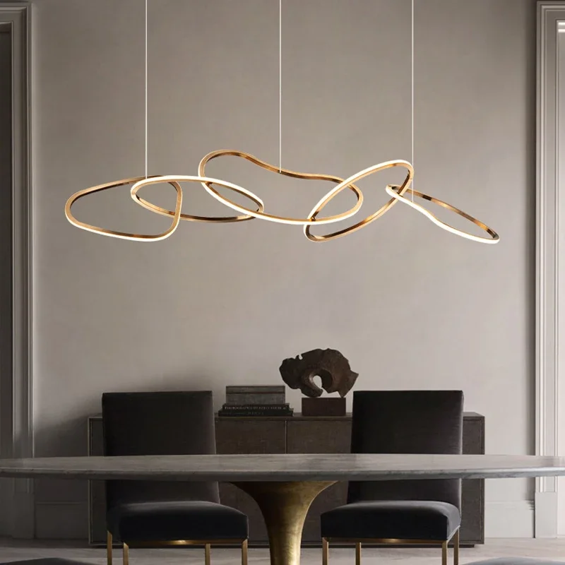 الحديثة LED دائرة قلادة أضواء  - مراجعة Decor Lighting Fixtures وسعره