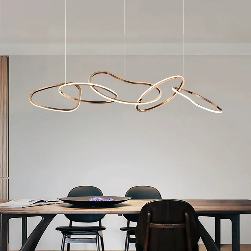 الحديثة LED دائرة قلادة أضواء  - مراجعة Decor Lighting Fixtures وسعره