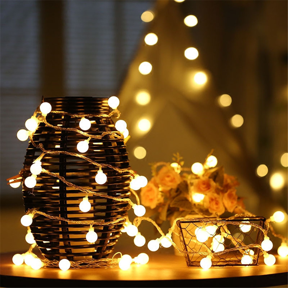 أضواء خيطية تعمل بالطاقة الشمس - مراجعة Lighting Decor Room وسعره