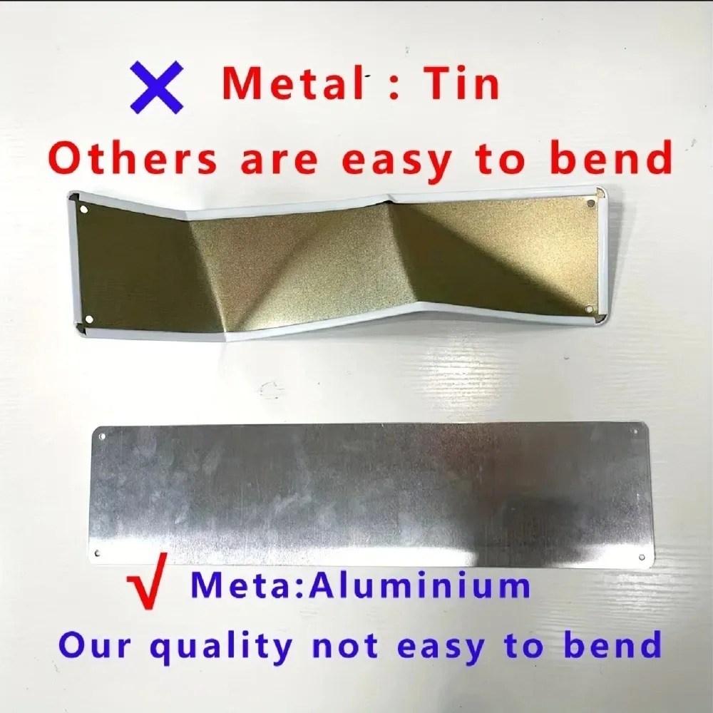 [2D Flat] 1 قطعة لافتة معدنية  - مراجعة Lighting Metal Wall Decor وسعره