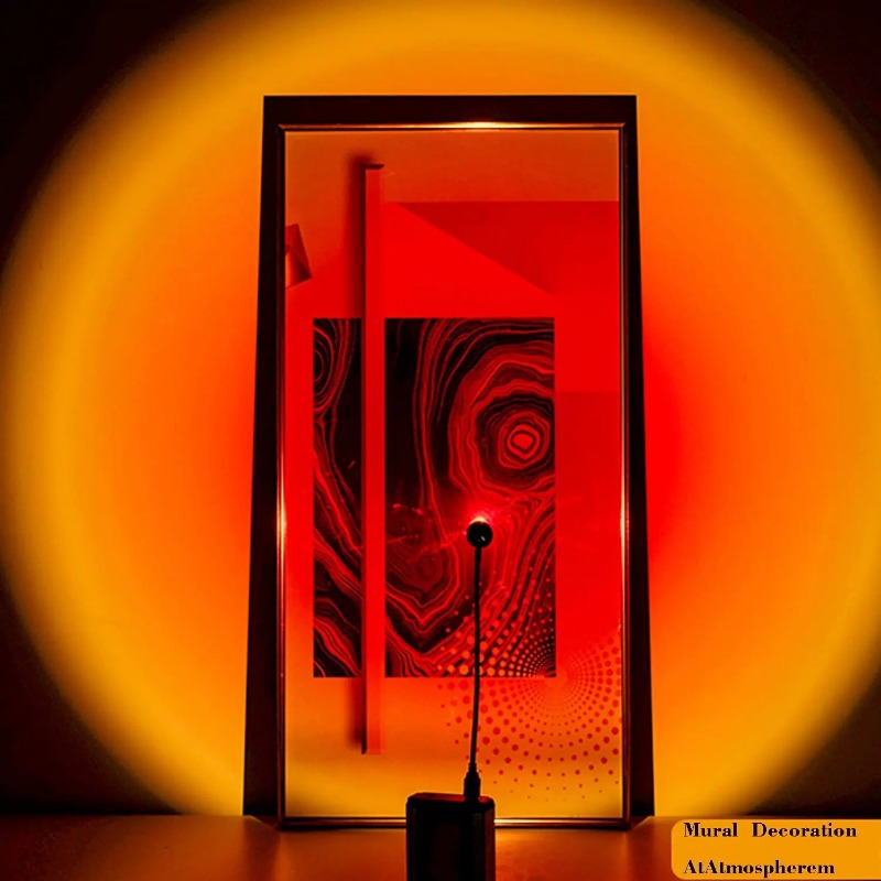 USB غروب الشمس مصباح إسقاط قوس - مراجعة Sunset Lamp Projection وسعره
