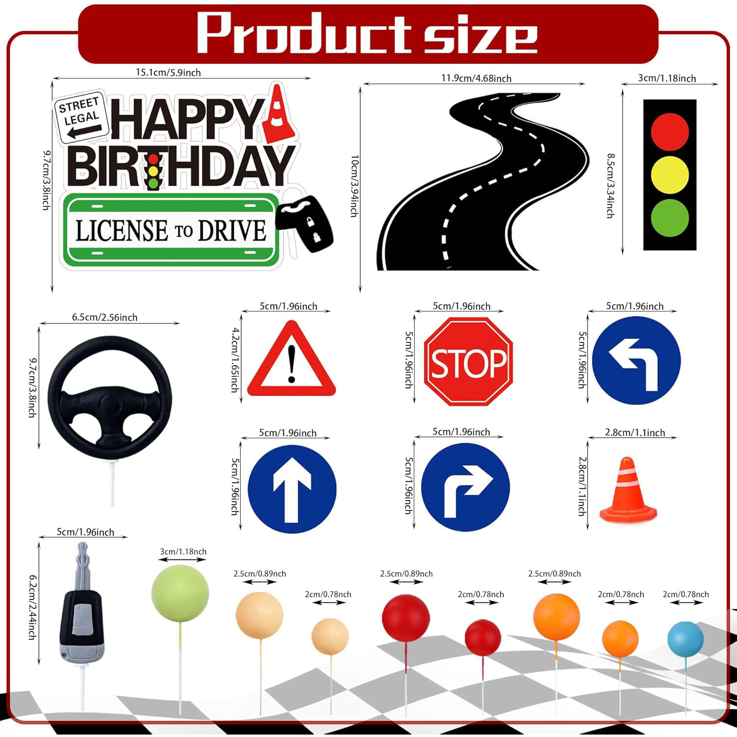 رخصة القيادة كعكة توبر جديد سا - مراجعة Lighting Mcqueen Birthday Decor وسعره