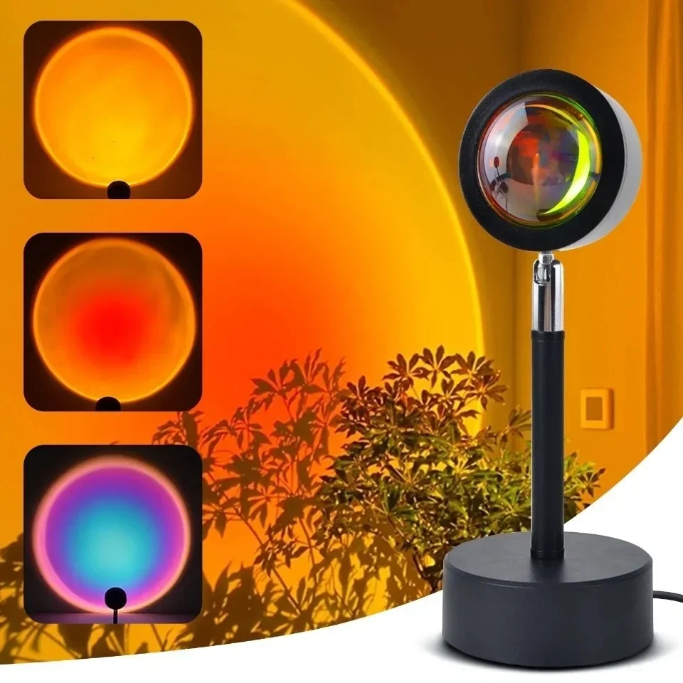 ضوء مزاج غروب الشمس متعدد الأل - مراجعة Sunset Lamp Projection وسعره