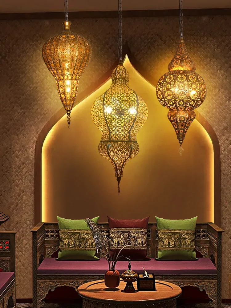 جنوب شرق آسيا المغربي الرجعية  - مراجعة Lighting Metal Wall Decor وسعره