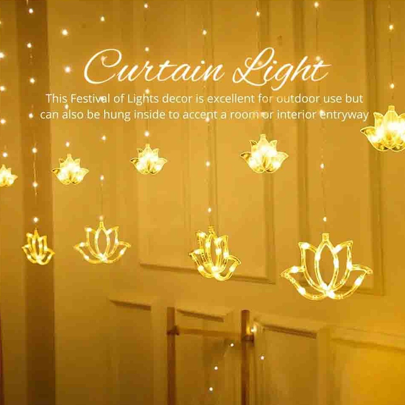 إضاءة ستارة على شكل زهرة اللوت - مراجعة Lighting Decoration For Diwali وسعره