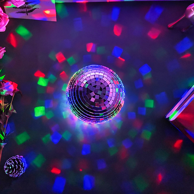 كرة ديسكو مرآة بقطر 5 بوصات مع - مراجعة Disco Ball Mirror وسعره