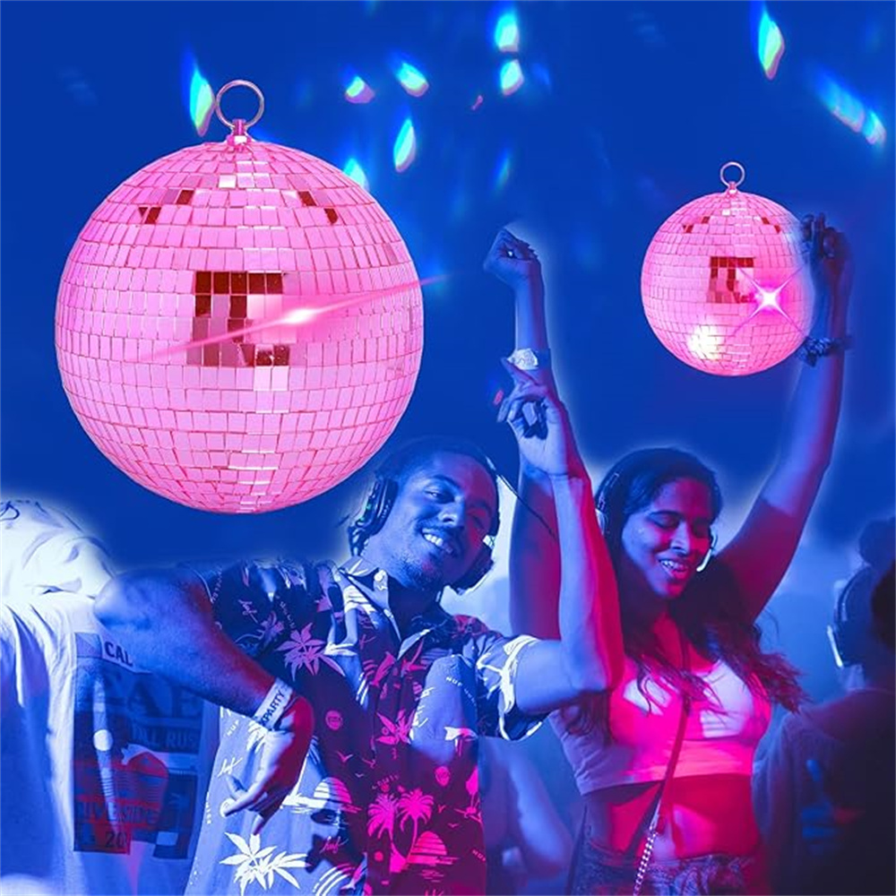 كرات مرآة عاكسة وردية، كرات لي - مراجعة Disco Ball Mirror وسعره