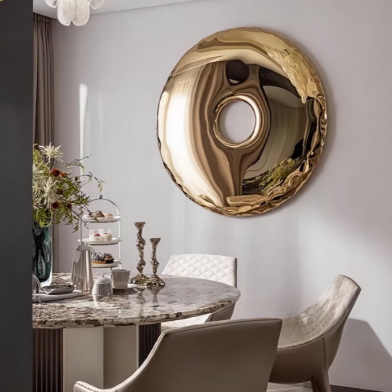 ديكور جداري دائري من الفولاذ ا - مراجعة Lighting Metal Wall Decor وسعره