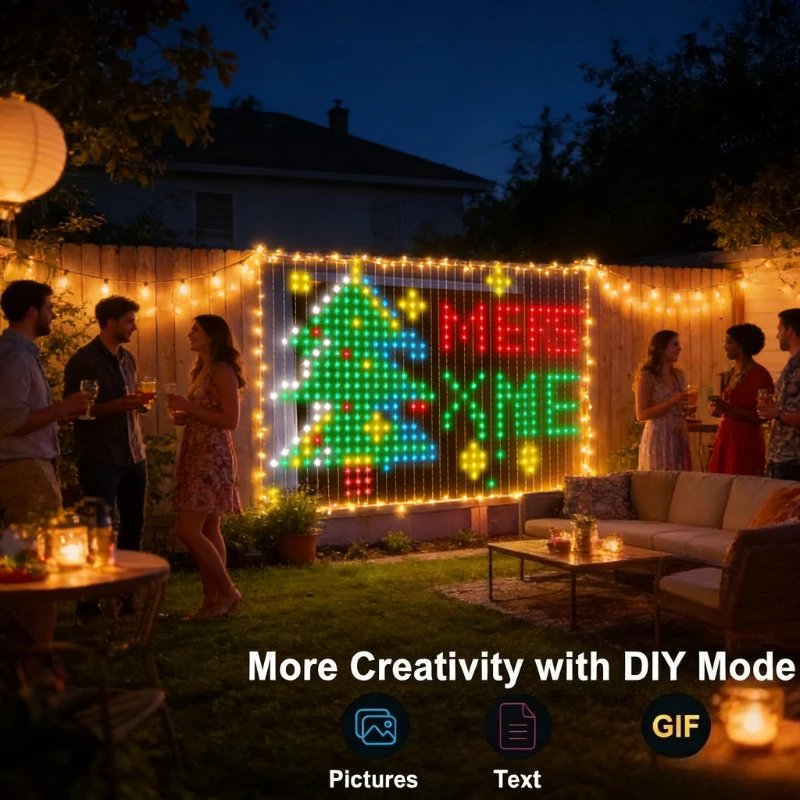 ستائر إضاءة ذكية بـ 400 مصباح  - مراجعة Lighting Decor Wedding وسعره