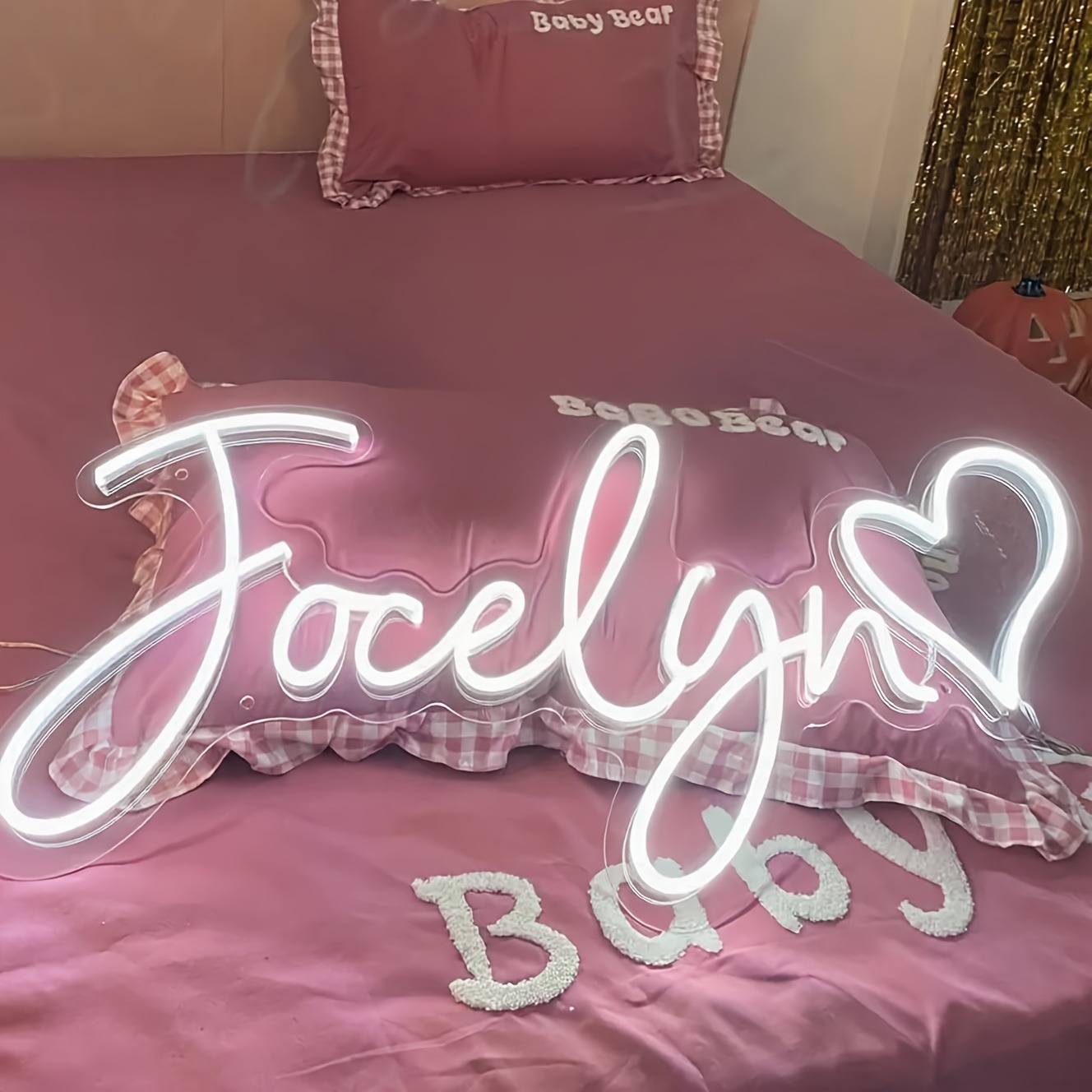 لافتة نيون مخصصة بإضاءة LED |  - مراجعة Lighting Decor Wedding وسعره