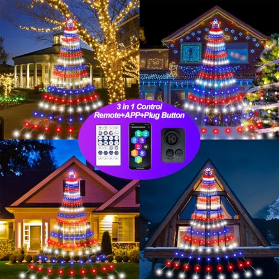 أضواء زينة ذكية لعيد الاستقلال - مراجعة Lighting Tree Decor وسعره