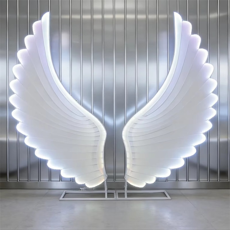 أجنحة ملاك مضيئة، إكسسوارات إض - مراجعة Lighting Decor Wedding وسعره