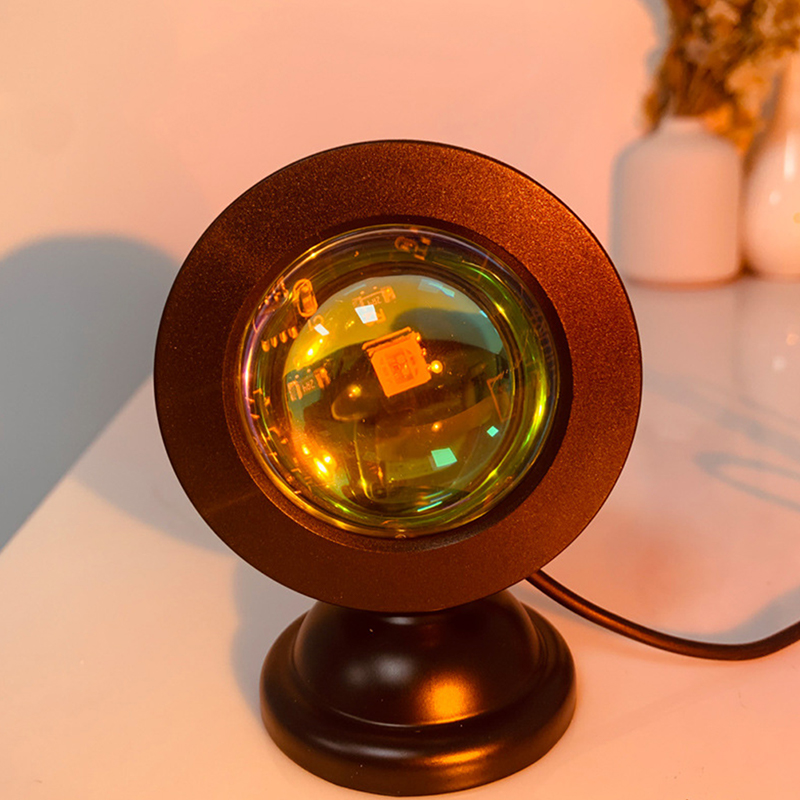 مصباح عرض ضوء غروب الشمس LED ي - مراجعة Sunset Lamp Projection وسعره