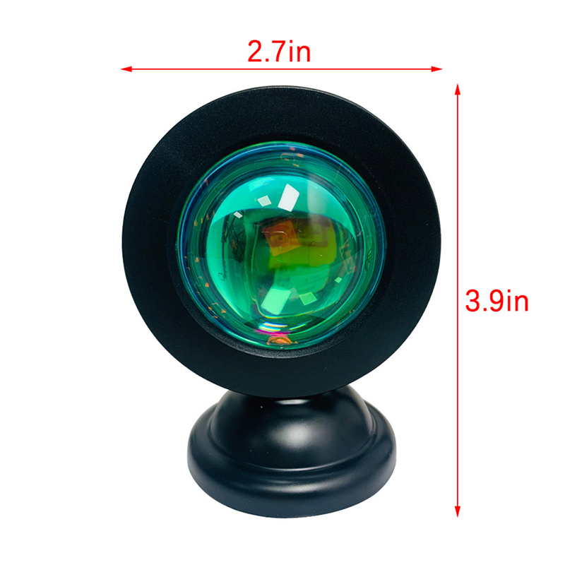 مصباح عرض ضوء غروب الشمس LED ي - مراجعة Sunset Lamp Projection وسعره