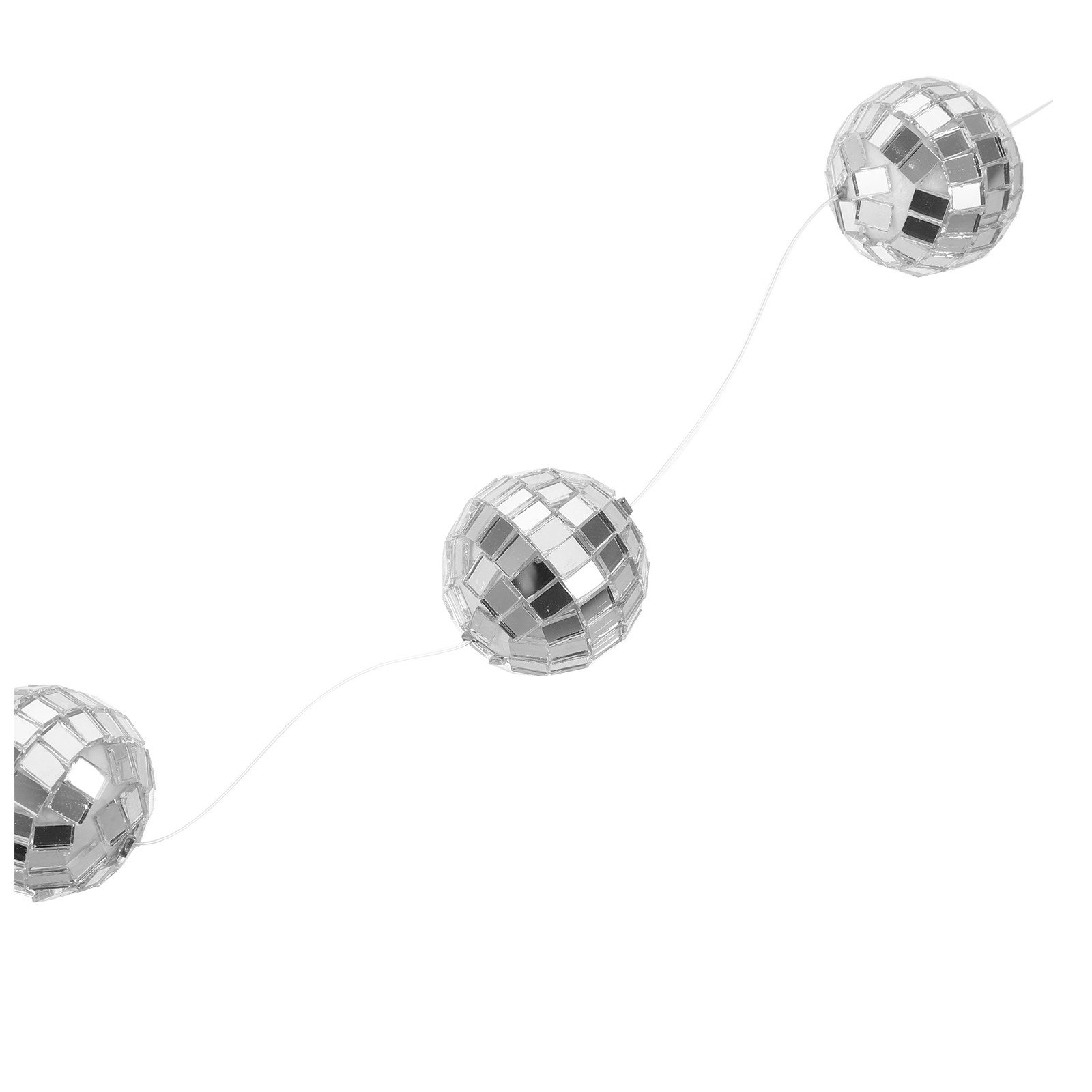 4 قطع من كرات الديسكو الفضية ا - مراجعة Disco Ball Mirror وسعره