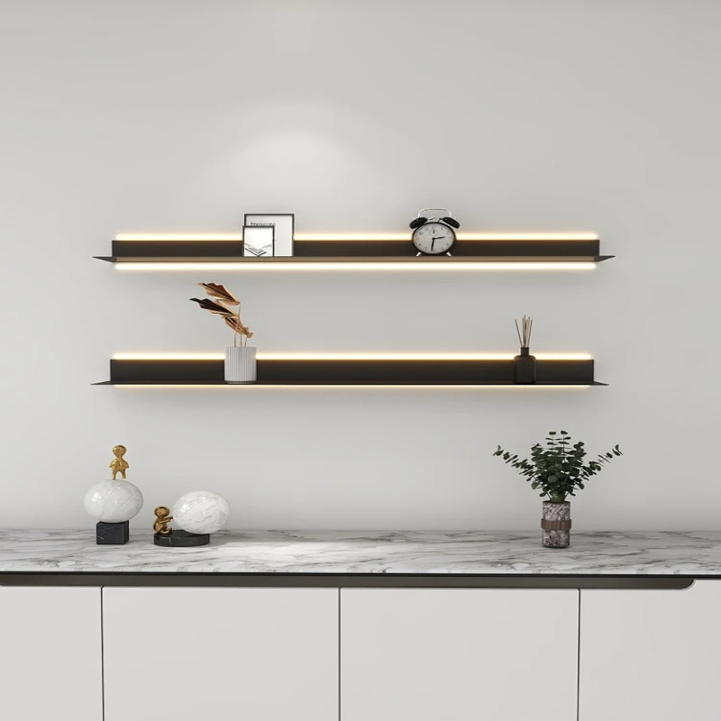 ‌ رف معدني مضيء LED يُعلق على  - مراجعة Lighting Metal Wall Decor وسعره