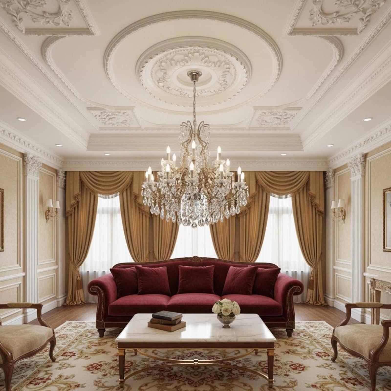 لوحة إضاءة سقفية مزخرفة بالذهب - مراجعة Decor Lighting Fixtures وسعره