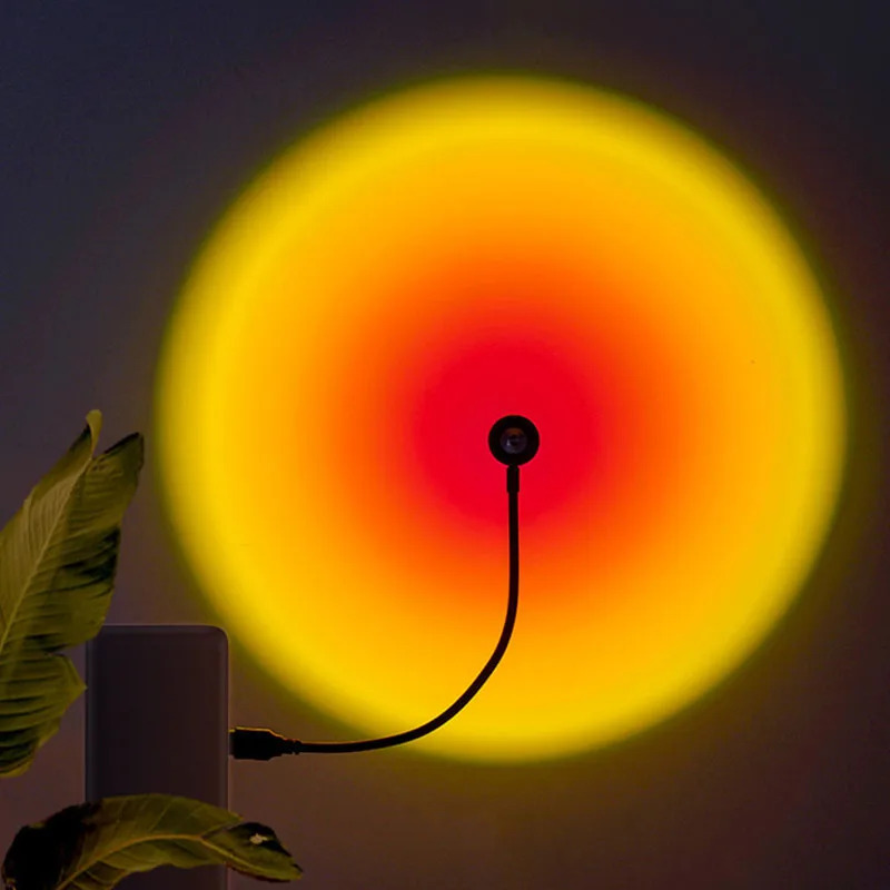 مصباح غروب الشمس LED بـ 1-4 أل - مراجعة Sunset Lamp Projection وسعره