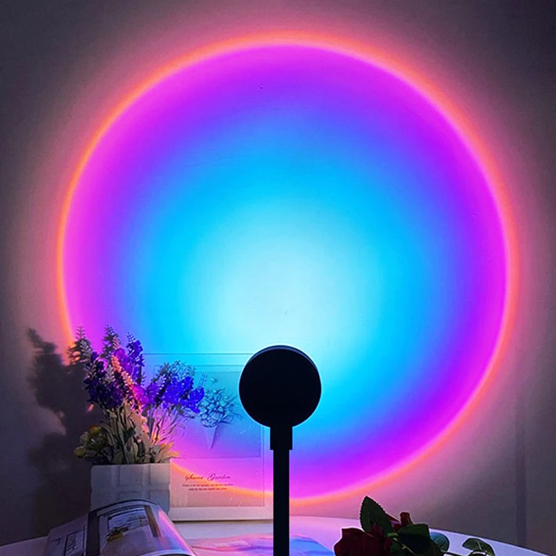 مصباح غروب الشمس LED بـ 1-4 أل - مراجعة Sunset Lamp Projection وسعره