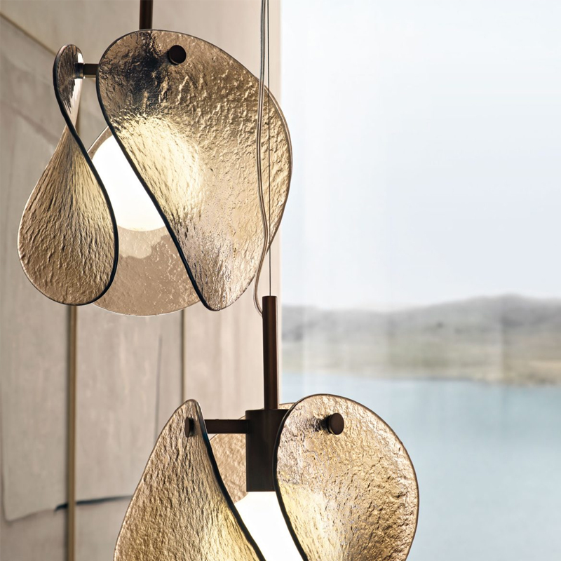 مصباح معلق زجاجي إبداعي بتصميم - مراجعة Lighting Metal Wall Decor وسعره