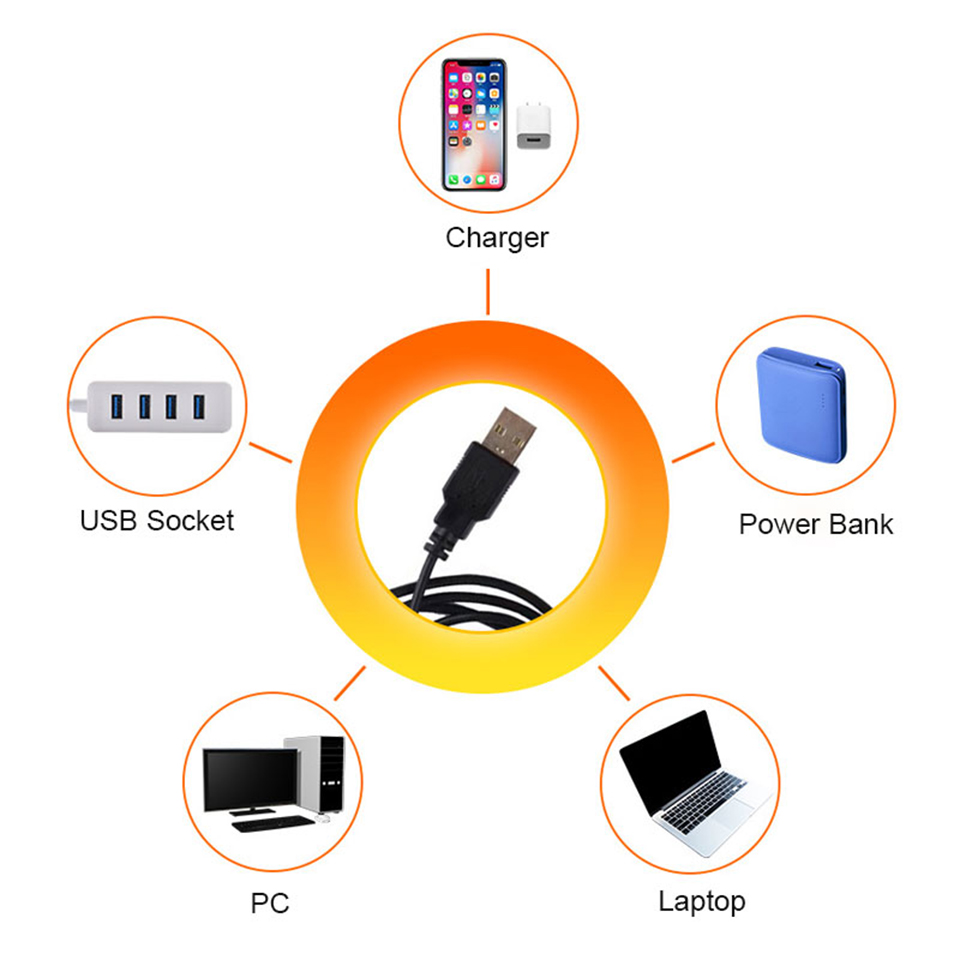 1x USB غروب الشمس مصباح LED قو - مراجعة Sunset Lamp Projection وسعره