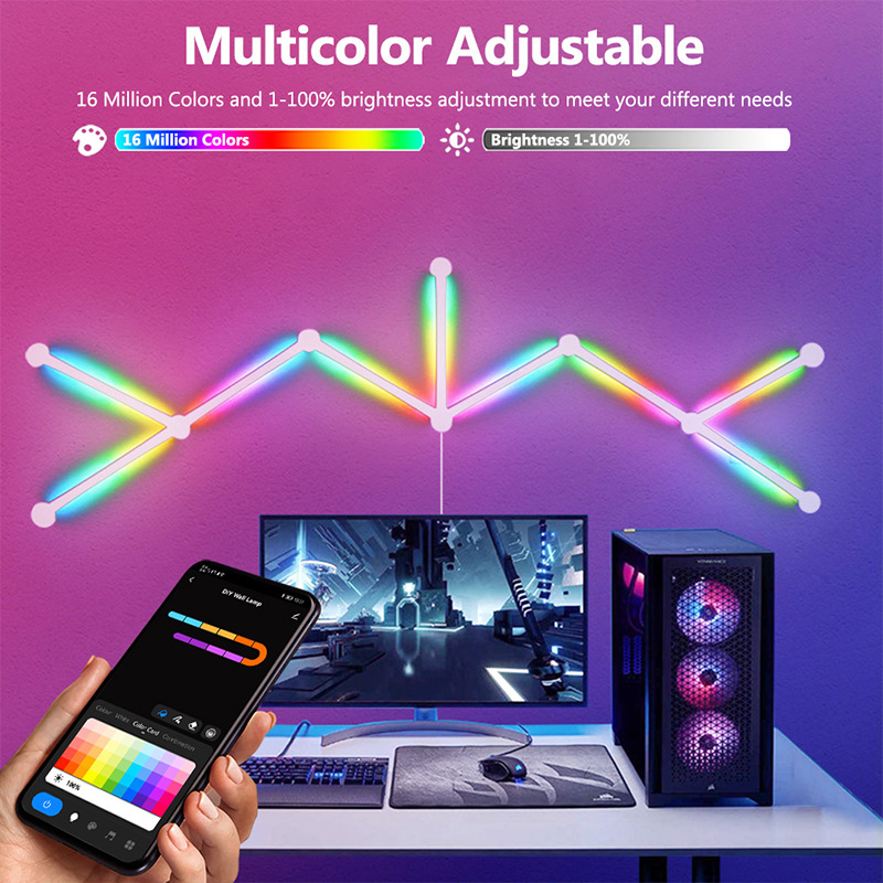 مصباح حائط RGB ذكي، شريط إضاءة - مراجعة Lighting Decor Room وسعره