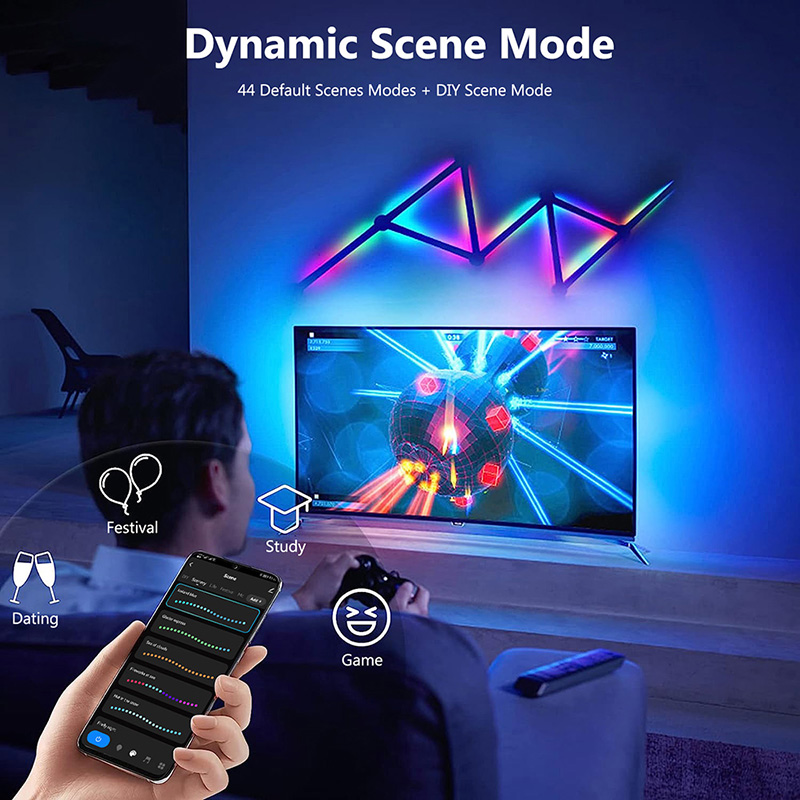 مصباح حائط RGB ذكي، شريط إضاءة - مراجعة Lighting Decor Room وسعره