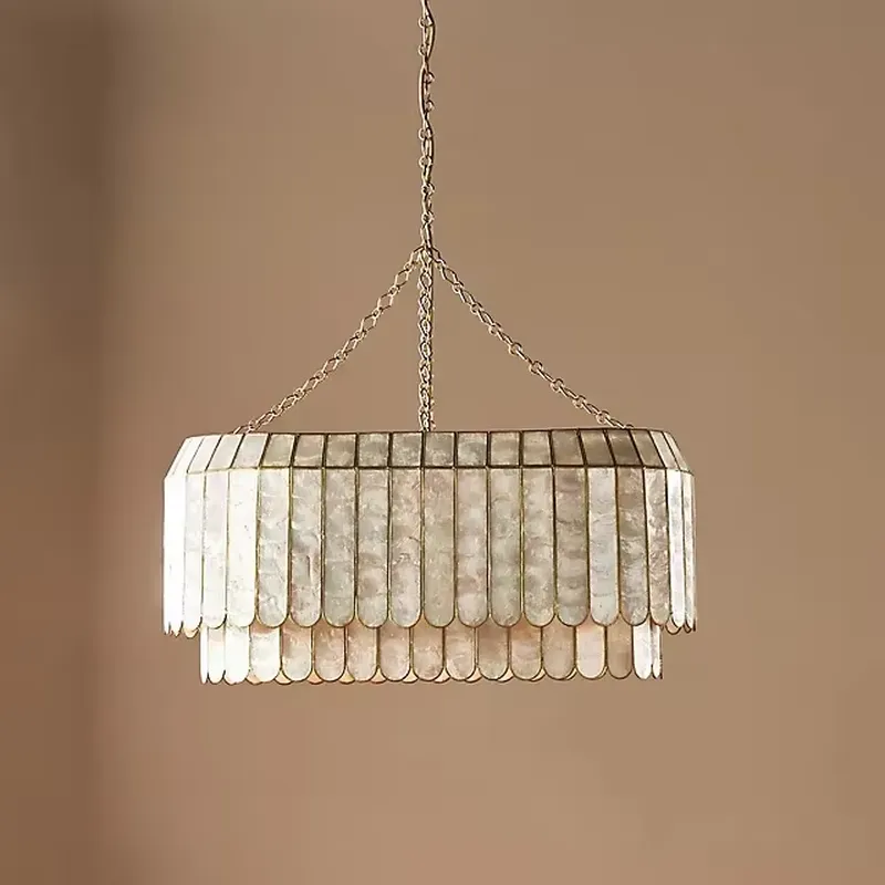 ثريا أمريكية حديثة بتصميم صدف  - مراجعة Lighting Decor Room وسعره