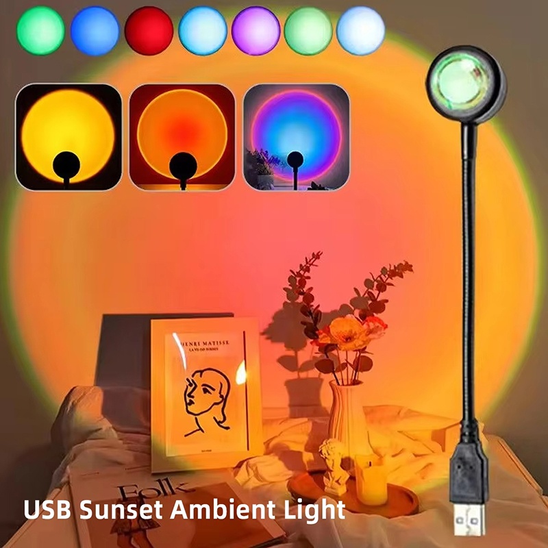 غروب الشمس مصباح إسقاط ديكور ا - مراجعة Sunset Lamp Projection وسعره