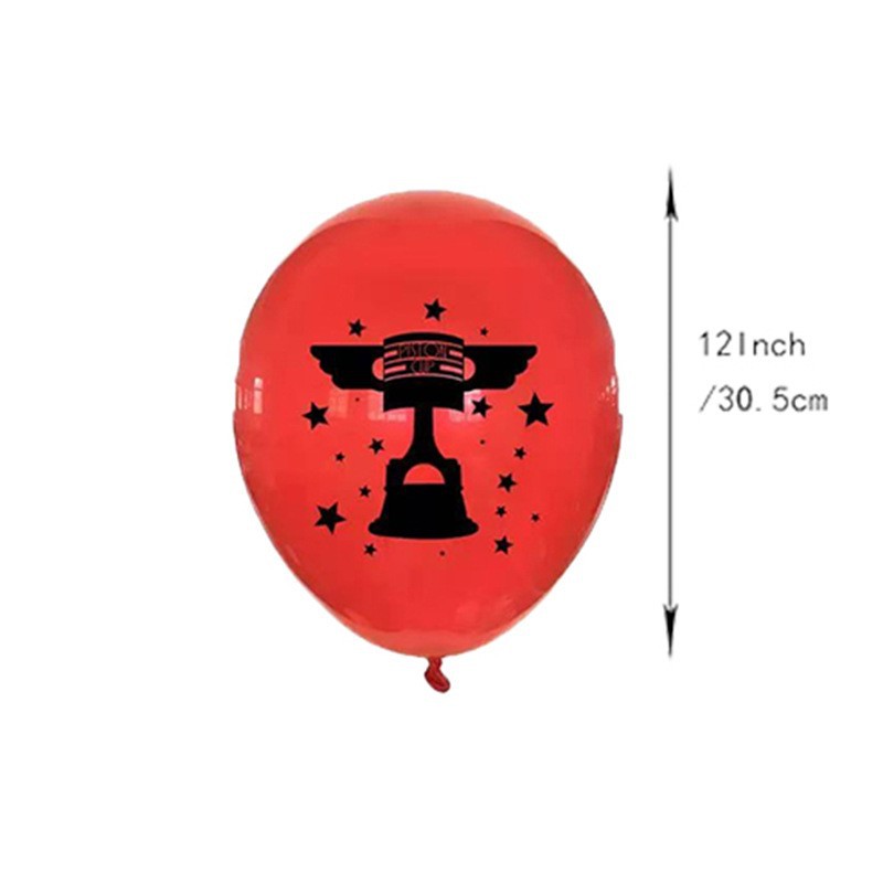 18 قطعة من بالونات سيارات الكر - مراجعة Lighting Mcqueen Birthday Decor وسعره