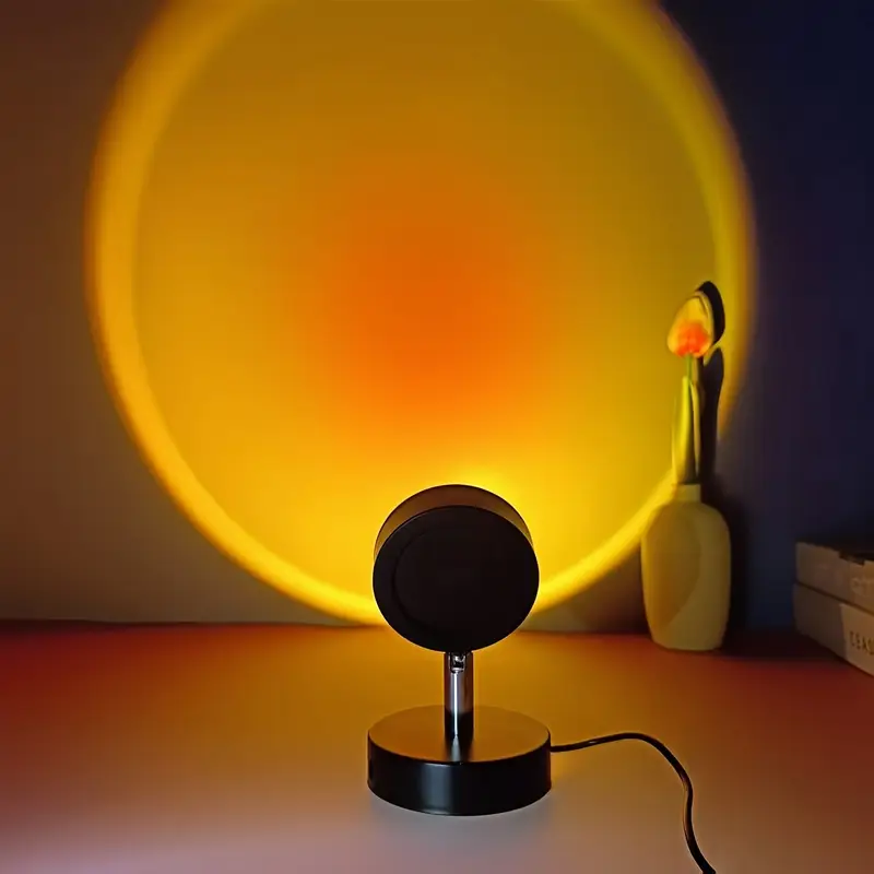 مصباح أجواء الغروب، إضاءة ليلي - مراجعة Sunset Lamp Projection وسعره