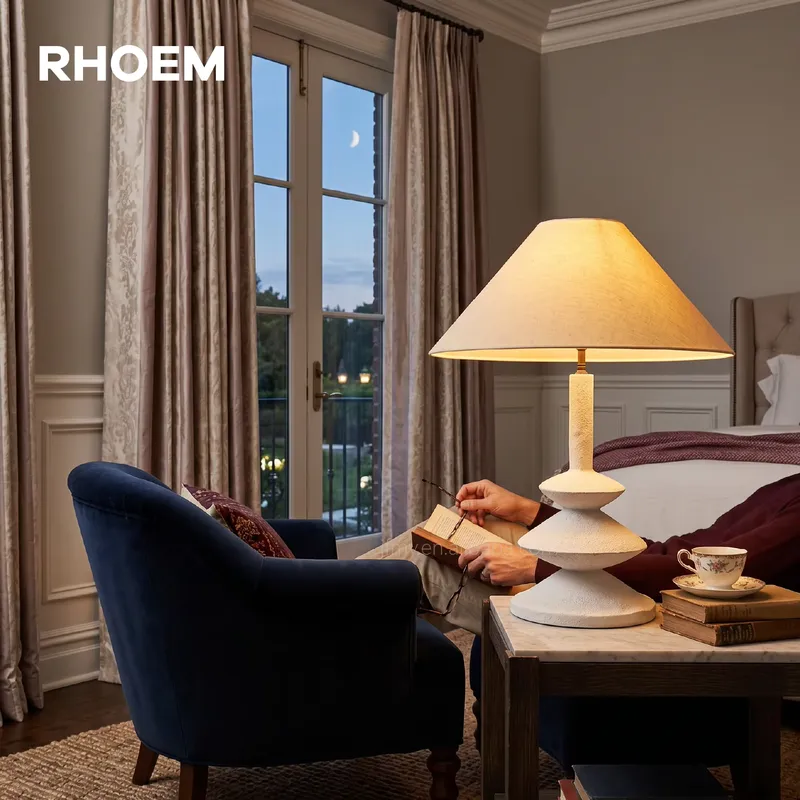 مصباح طاولة بيسارو من RHOEM لل - مراجعة Lighting Decor Room وسعره