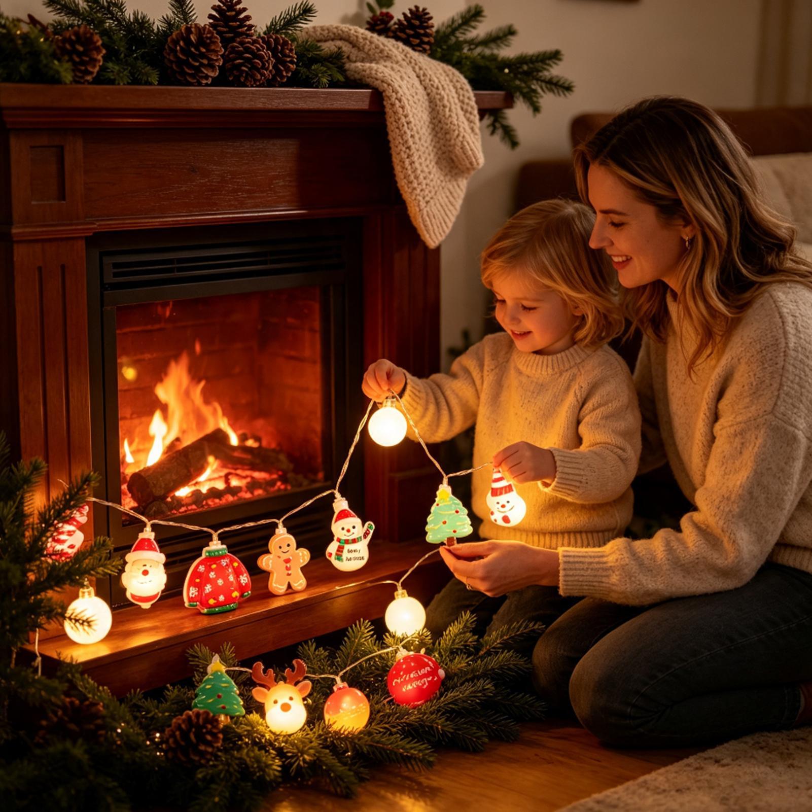 أضواء سانتا كلوز للكريسماس مقا - مراجعة Lighting Tree Decor وسعره