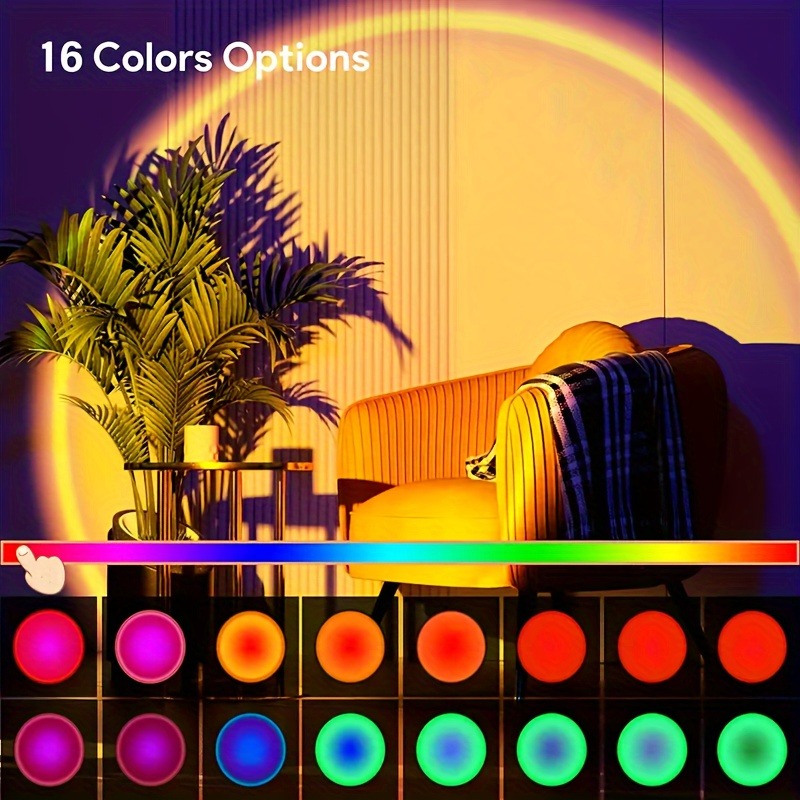 قطعة واحدة من ضوء إسقاط غروب ا - مراجعة Sunset Lamp Projection وسعره