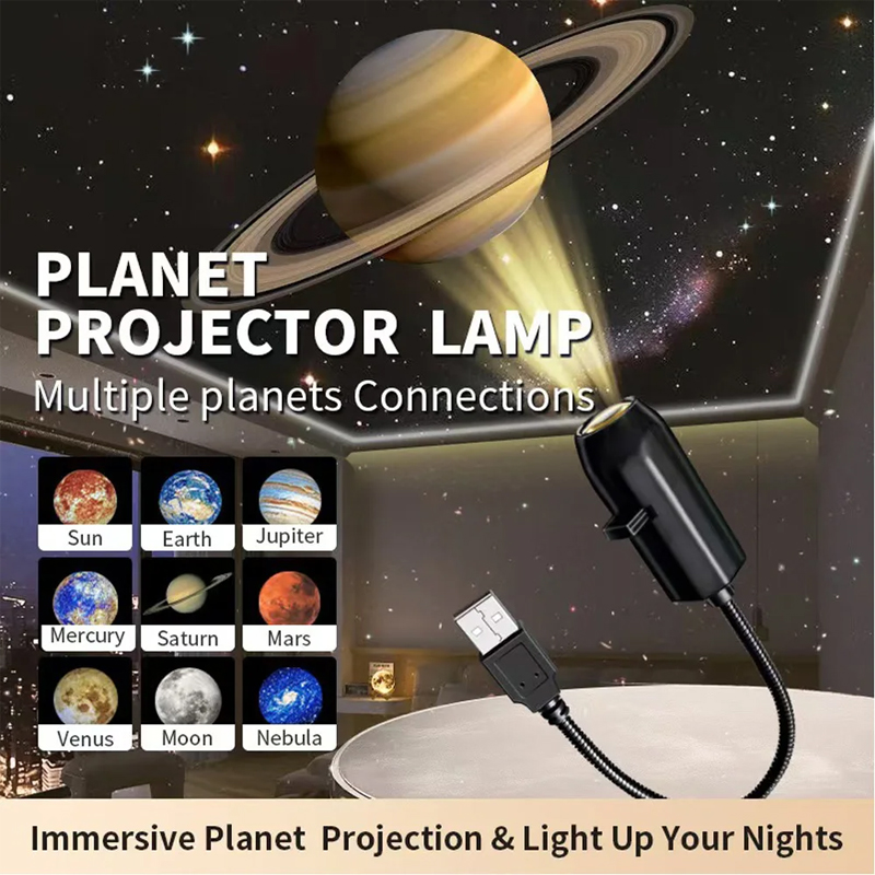 USB سقف القمر الأرض الإسقاط جو - مراجعة Sunset Lamp Projection وسعره