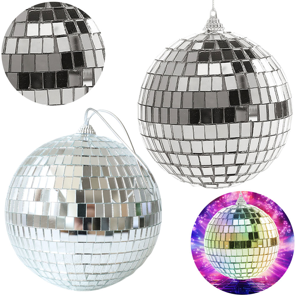 6 قطعة 4/6/10 سنتيمتر مرآة ديس - مراجعة Disco Ball Mirror وسعره